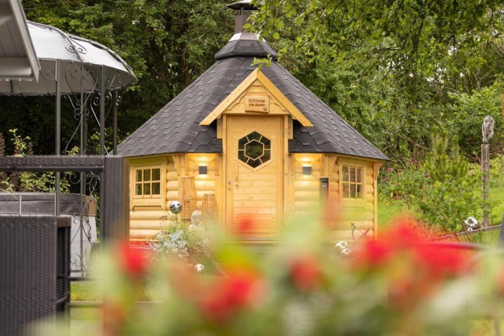 Chalet Vitaspa - Whirlpool & Sauna Privatspa Pegnitz Exterior foto